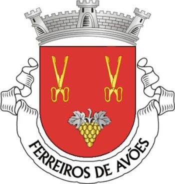 Brasão de Ferreiros de Avões/Arms (crest) of Ferreiros de Avões