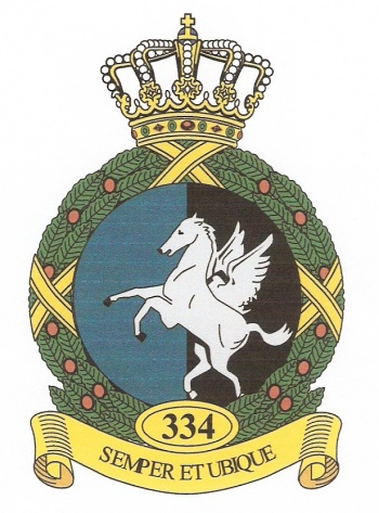 Coat of arms (crest) of the 334th Squadron, Netherlands Air Force