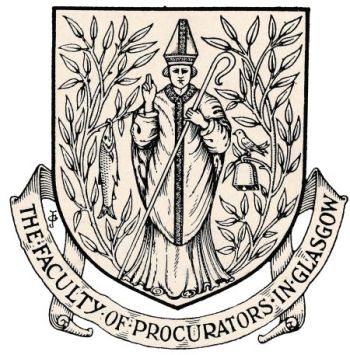 Arms (crest) of Faculty of Procurators in Glasgow