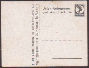 Arms of Autogramm- und Ansichtskarten