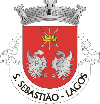 Brasão de São Sebastião (Lagos)/Arms (crest) of São Sebastião (Lagos)