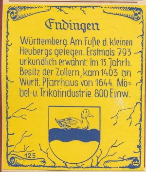 Wappen von Endingen (Balingen)