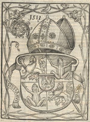 Arms (crest) of Wiguleus Fröschl von Marzoll