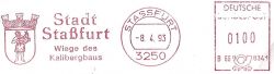 Wappen von Stassfurt/Arms (crest) of Stassfurt