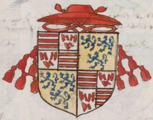 Arms (crest) of Guillaume de Croy