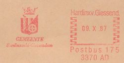 Wapen van Hardinxveld-Giessendam/Arms (crest) of Hardinxveld-Giessendam