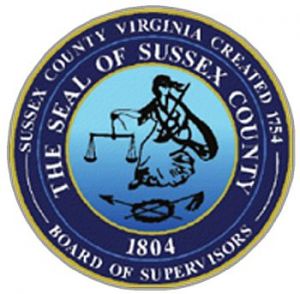 Seal (crest) of Sussex County (Virginia)
