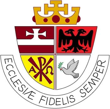 Arms (crest) of Albanian Catholic Mission in Austria