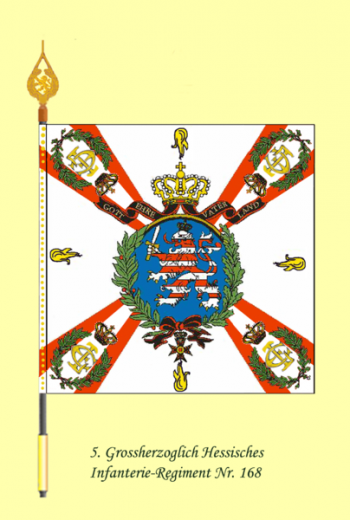 Coat of arms (crest) of 5th Grand Ducal Hessian Infantry Regiment No 168, Germany