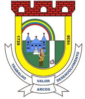 Arms (crest) of Arcos (Minas Gerais)