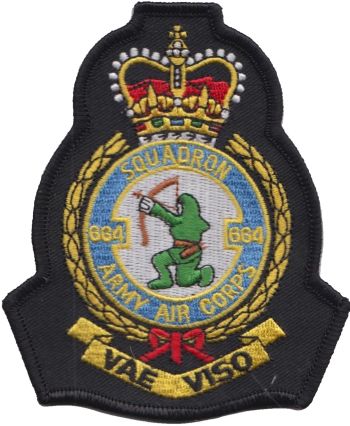 Coat of arms (crest) of the No 664 Squadron, AAC, British Army