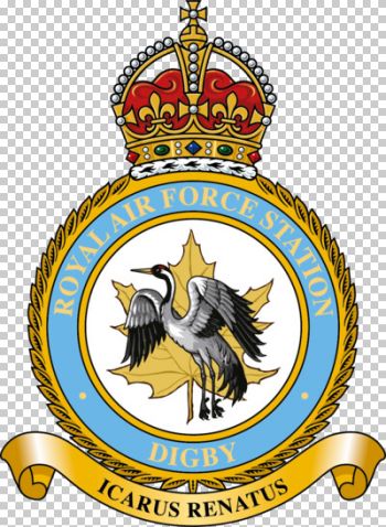 Coat of arms (crest) of RAF Station Digby, Royal Air Force