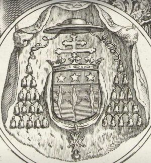 Arms (crest) of Charles Maurice Le Tellier