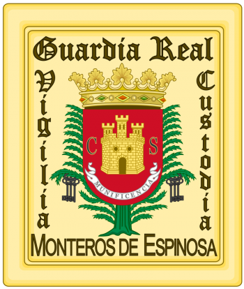 Coat of arms (crest) of Monteros de Espinosa Company, Royal Guard, Spain