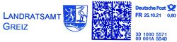Wappen von Landkreis Greiz/Arms (crest) of the Greiz district