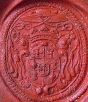 Seal of Karl Joseph von Kuenburg