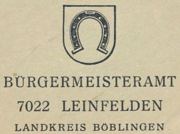 Wappen von Leinfelden