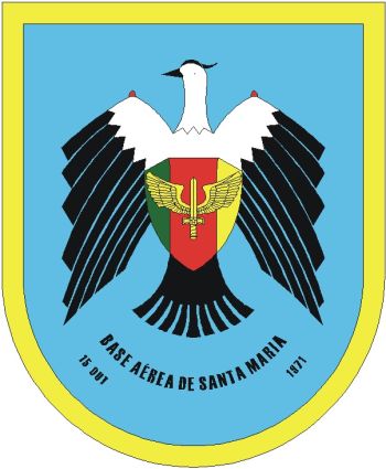 Coat of arms (crest) of the Santa Maria Air Force Base, Brazilian Air Force