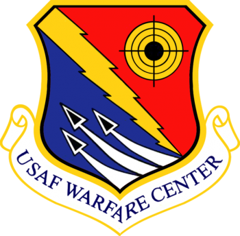 Coat of arms (crest) of the USAF Warfare Center, US Air Force