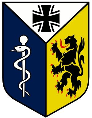 Coat of arms (crest) of the Medical Regiment 3 Alb-Donau, Germany