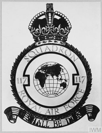 Coat of arms (crest) of the No 117 Squadron, Royal Air Force