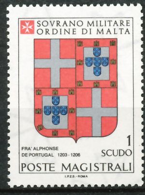 Arms of Afonso de Portugal (Grandmaster)
