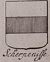 Wapen van Scherpenisse/Arms (crest) of Scherpenisse