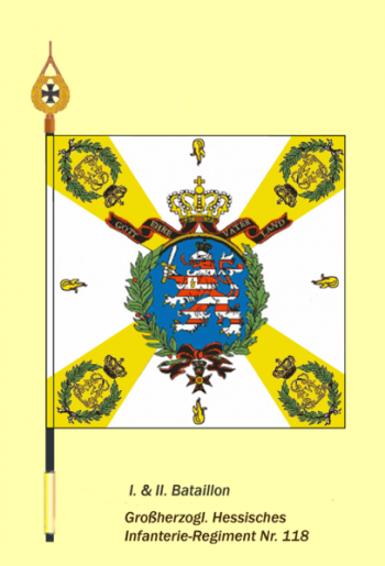 Arms of Infantry Regiment Prince Carl(4th Grand Ducal Hessian) No 118, Germany