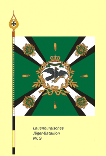 Coat of arms (crest) of Lauenburgian Jaeger Battalion No 9, Germany