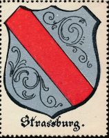 Blason de Strasbourg/Arms (crest) of Strasbourg