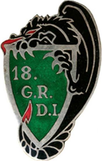Blason de 18th Infantry Division Reconnaissance Group, French Army/Arms (crest) of 18th Infantry Division Reconnaissance Group, French Army