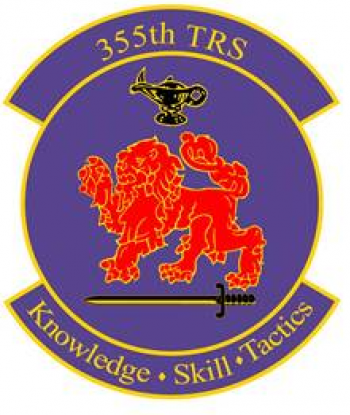 Coat of arms (crest) of the 355th Training Squadron, US Air Force
