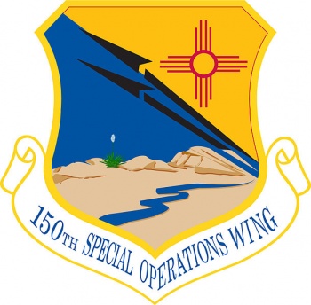 Coat of arms (crest) of the 150th Special Operations Wing, New Mexico Air National Guard