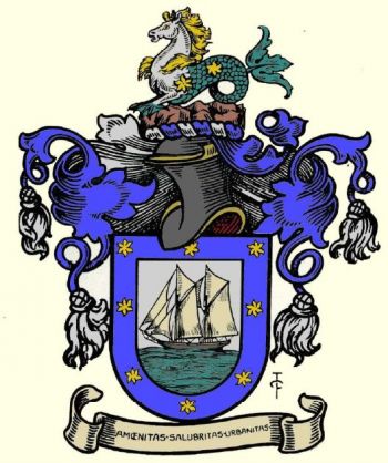 Arms (crest) of Ryde (Isle of Wight)