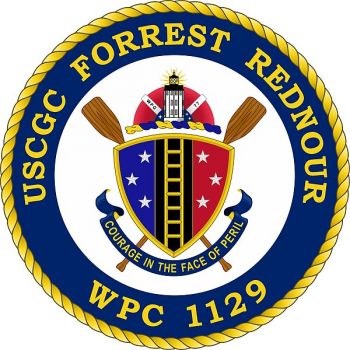 Coat of arms (crest) of the USCGC Forrest Rednour (WPC-1129)