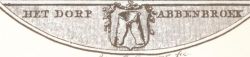 Wapen van Abbenbroek/Arms (crest) of Abbenbroek