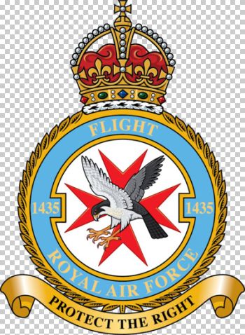 Coat of arms (crest) of the No 1435 Flight, Royal Air Force