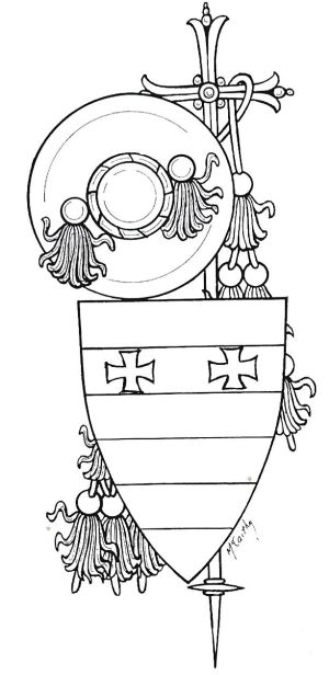 Arms (crest) of Alain de Coëtivy
