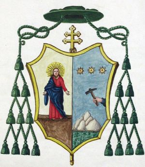 Arms (crest) of Vincenzo Spaccapietra