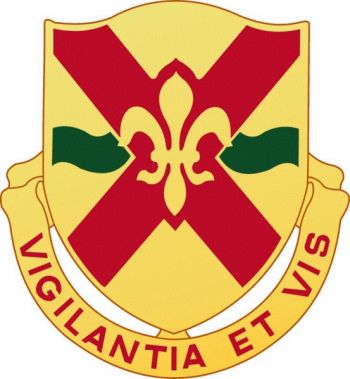 Coat of arms (crest) of 121st Cavalry Regiment, New York Army National Guard