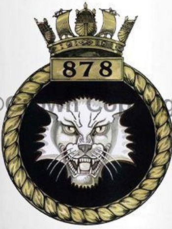 Coat of arms (crest) of the No 878 Squadron, FAA