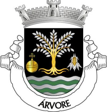 Brasão de Árvore/Arms (crest) of Árvore