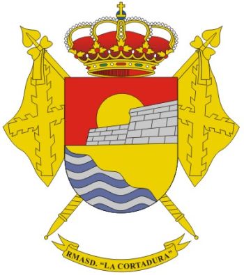 Coat of arms (crest) of the La Cortadura Military Residency for Social Action and Rest, Spanish Army