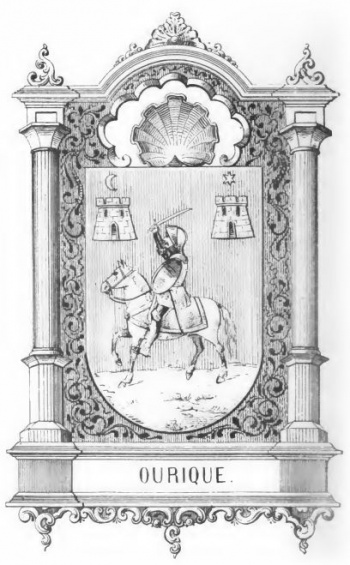 Coat of arms (crest) of Ourique (city)