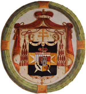Arms (crest) of Friedrich Johannes Jacob Cölestin von Schwarzenberg