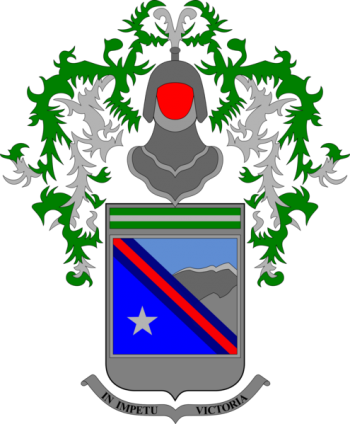 Coat of arms (crest) of the 54th Infantry Regiment Umbria (1939-1943 Sforzesca), Italian Army