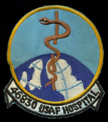 Coat of arms (crest) of the 4683rd USAF Hospital, US Air Force
