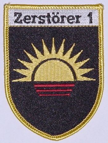 Coat of arms (crest) of the Destroyer Z1 (D170), German Navy