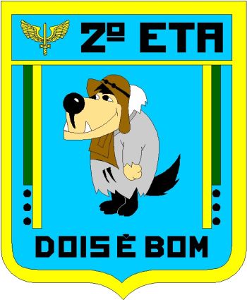 Coat of arms (crest) of the 2nd Air Transport Squadron, Brazilian Air Force