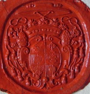 Seal of Karl Joseph von Kuenburg